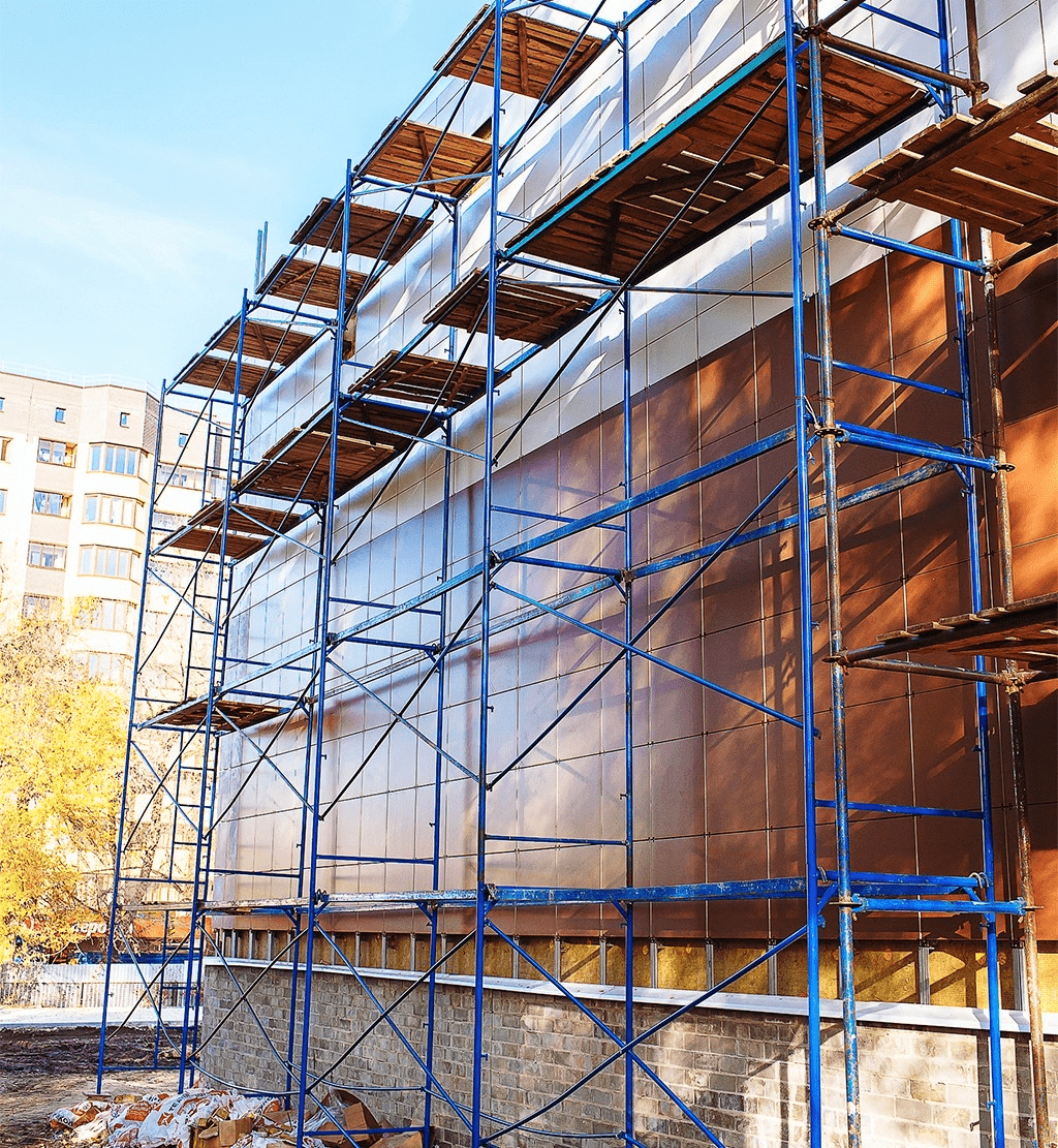 Frame scaffolding 8x9