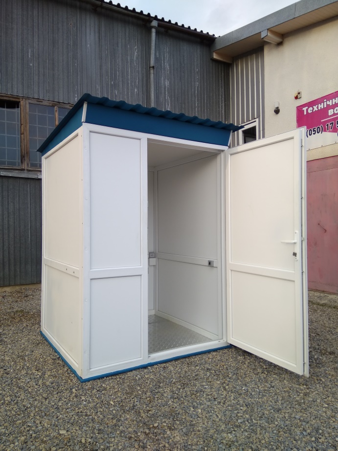 Chemical wc cabin for the disabled 1.5 х 1.5 х 2.2 m
