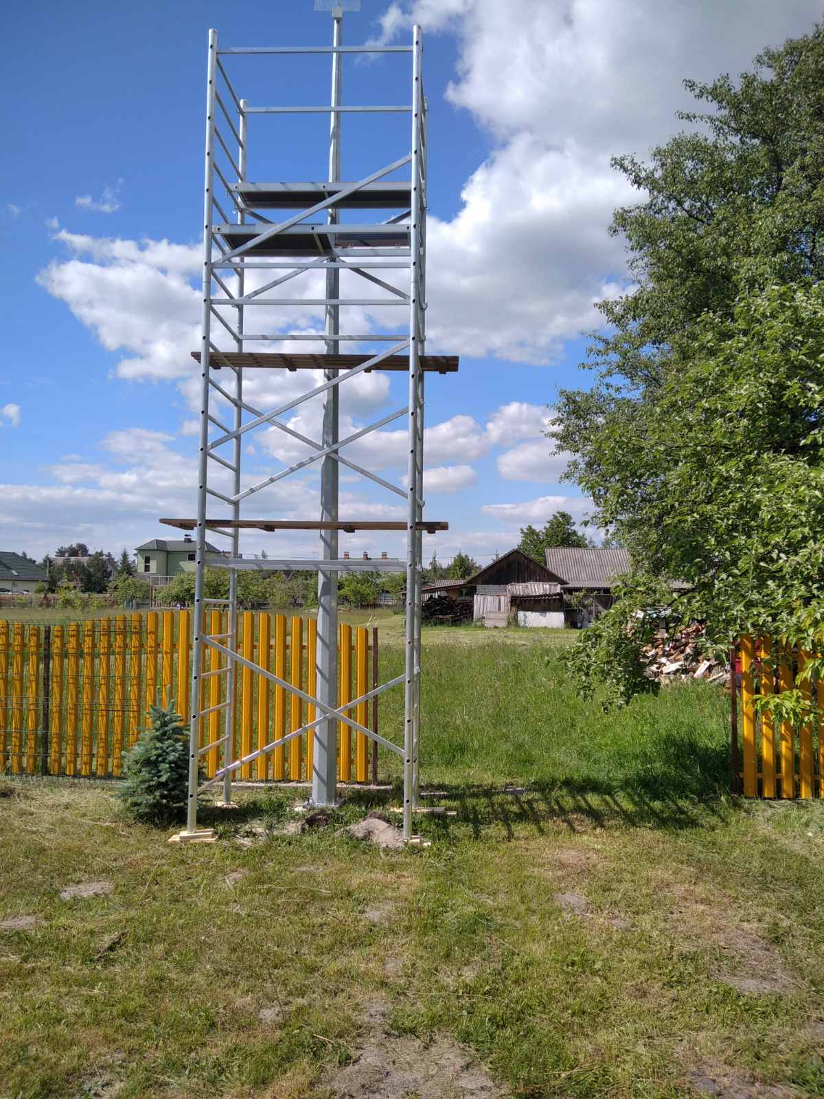 Вишка-тура алюмінієвая 1.6х1.2 (2+1)